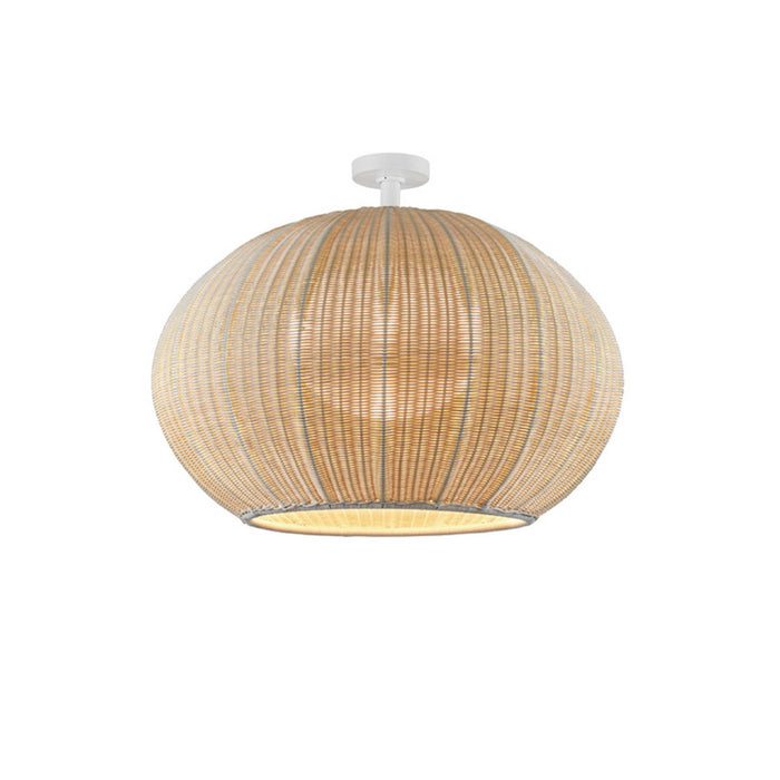 Bover Garota PF/02 2-lt 28" LED Outdoor Semi-Flushmount-Ivory White