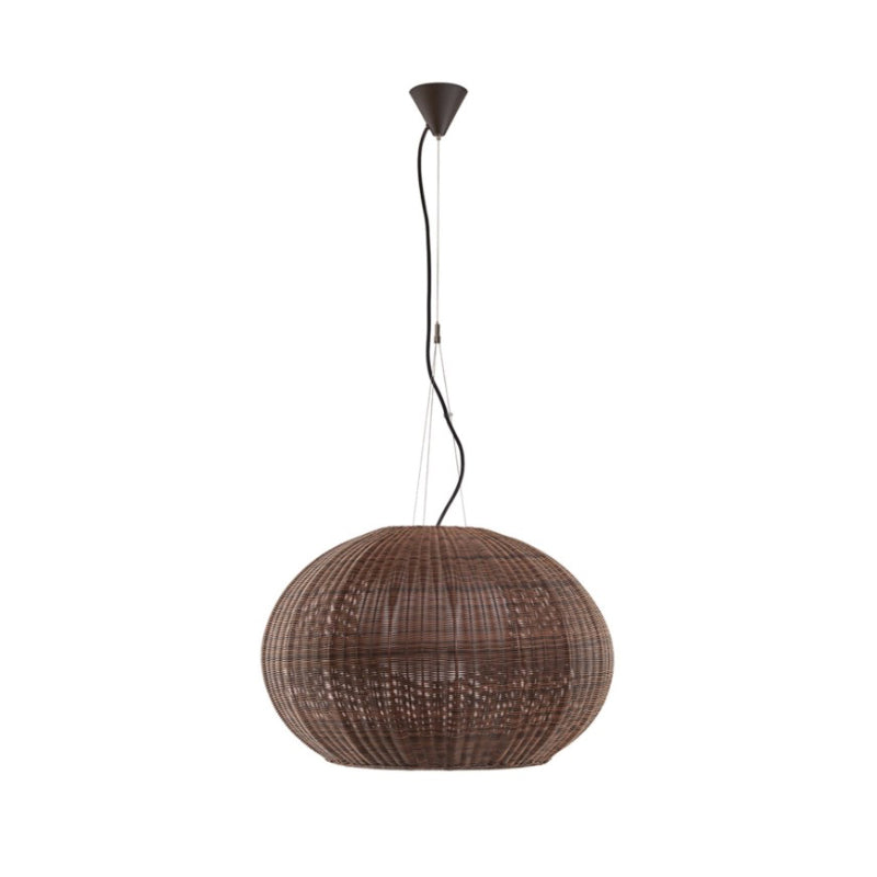 Bover Garota S/02 2-lt 28" LED Outdoor Pendant-Graphite Brown/Brown
