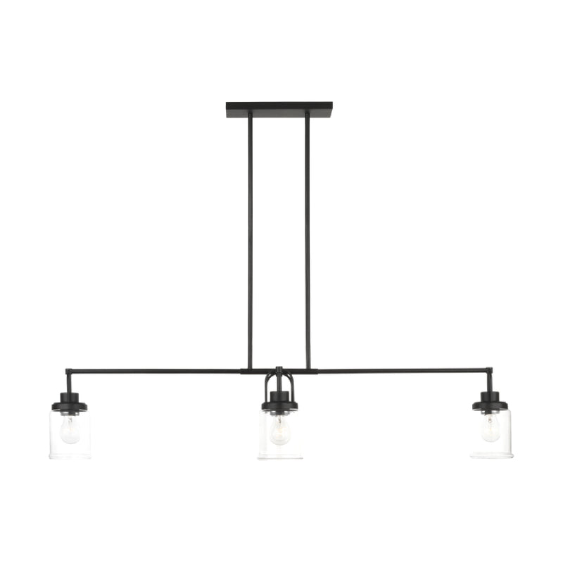Visual Comfort GLC1184 Anders 4-lt 48" Chandelier - Midnight Black