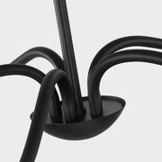 Generation GLC1205 Abells 5-lt 28" Chandelier - Midnight Black