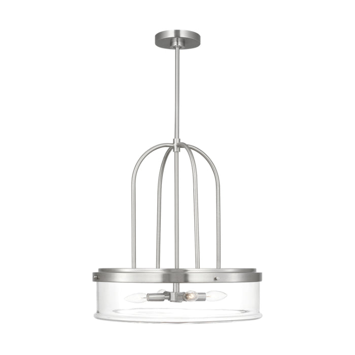 Visual Comfort GLP1064 Anders 4-lt 20" Extra Large Pendant - Brushed Nickel