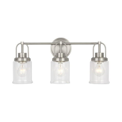 Visual Comfort GLV1073 Anders 3-lt 22" Large Vanity Light - Brushed Nickel