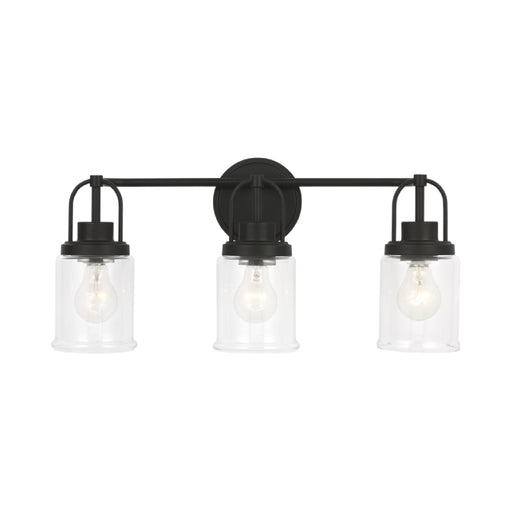 Visual Comfort GLV1073 Anders 3-lt 22" Large Vanity Light - Midnight Black