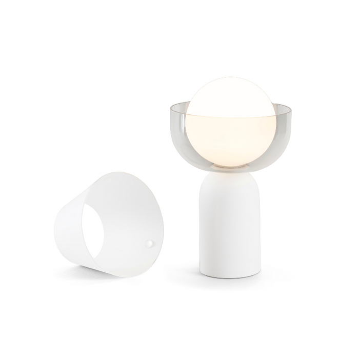 Koncept GUY Guy LED Lantern, Glass Bowl Collar