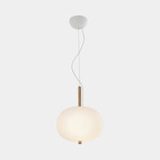Bover Ilargi 1-lt 13" LED Pendant-Light Wood