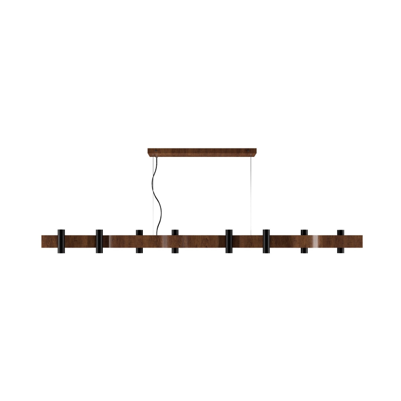 Accord 1502 Flow 16-lt 71" LED Pendant - Imbuia