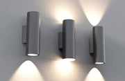 Dals LEDWALL-A Aden 12" Tall LED Round Cylinder with Multiple Lighting Options