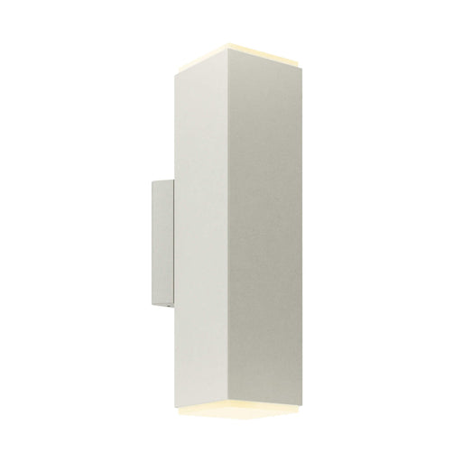 Dals LEDWALL-B Brooklyn 12" Tall LED Square Cylinder with Multiple Lighting Options - Silver Gray