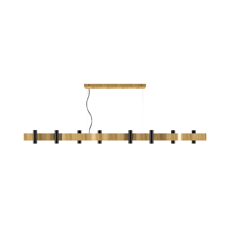 Accord 1502 Flow 16-lt 71" LED Pendant - Louro Freijó