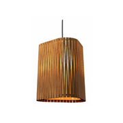 Accord 1481 Living Hinges 1-lt 12" LED Pendant - Louro Freijó