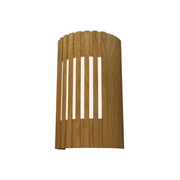 Accord 420 Slatted 2-lt 12" Tall LED Wall Light, E26 Base - Louro Freijó