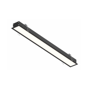 Dals LNR24-CC 24" Boulevard Architectural Recessed Light, 5CCT Selectable - Black