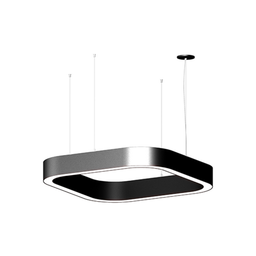Elite LOOP-SQ-DI-LED Architectural LED Square Pendant, Direct/Indirect Light