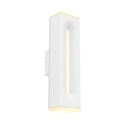 Dals LWJ16-CC Profile 16" Tall Outdoor LED Wall Mount, 5CCT Selectable - White