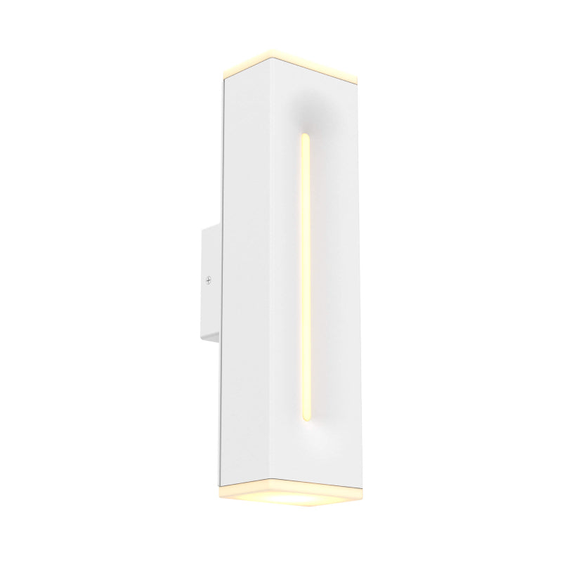 Dals LWJ16-CC Profile 16" Tall Outdoor LED Wall Mount, 5CCT Selectable - White