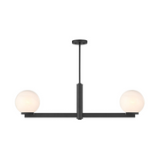 Savoy House M100124 2-lt 42" LED Linear Chandelier - Matte Black