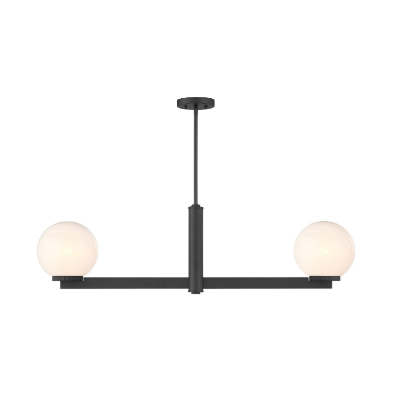 Savoy House M100124 2-lt 42" LED Linear Chandelier - Matte Black