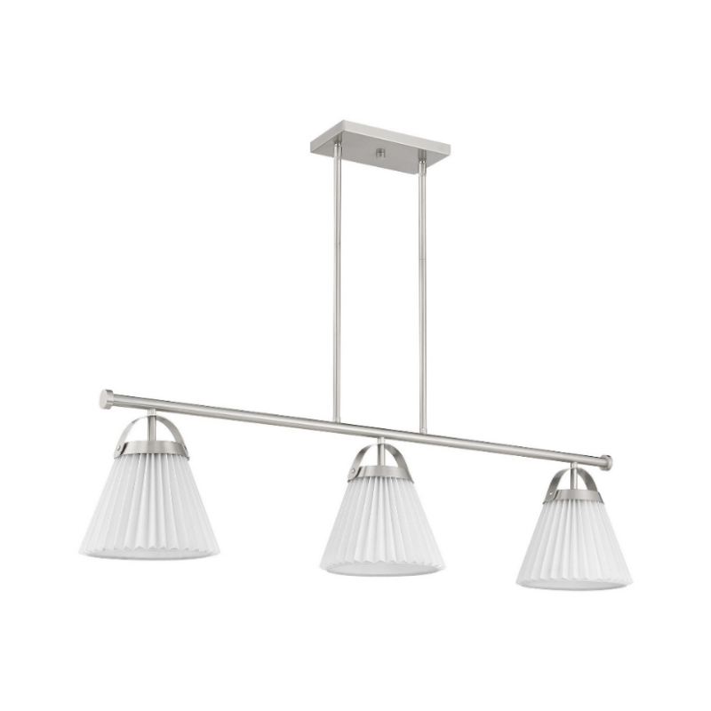 Savoy House M100125 3-lt 39" LED Linear Chandelier - Brushed Nickel