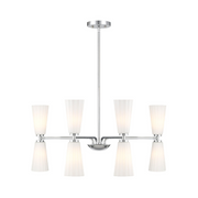 Savoy House M100126 8-lt 32" LED Chandelier - Chrome