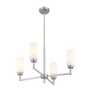 Savoy House M100129 4-lt 26" LED Chandelier - Brushed Nickel