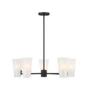 Savoy House M100130 5-lt 30" LED Chandelier - Matte Black