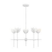 Savoy House M100131 5-lt 26" LED Chandelier - Bisque White