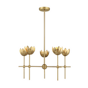 Savoy House M100131 5-lt 26" LED Chandelier - Natural Brass