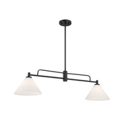 Savoy House M100136 2-lt 40" LED Chandelier - Matte Black