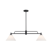 Savoy House M100136 2-lt 40" LED Chandelier - Matte Black