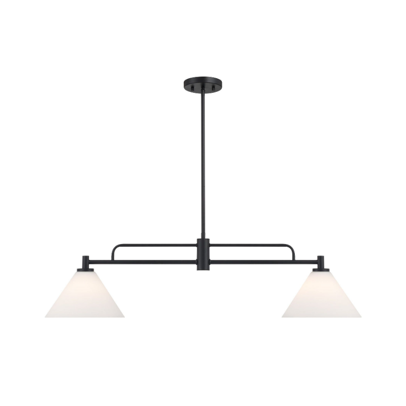 Savoy House M100136 2-lt 40" LED Chandelier - Matte Black