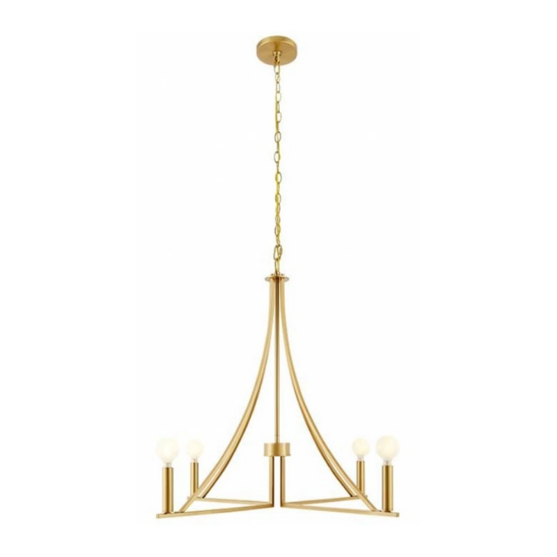 Savoy House M100141 4-lt 30" LED Chandelier - Natural Brass