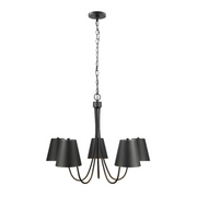 Savoy House M100142 5-lt 32" LED Chandelier - Matte Black