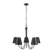Savoy House M100142 5-lt 32" LED Chandelier - Matte Black
