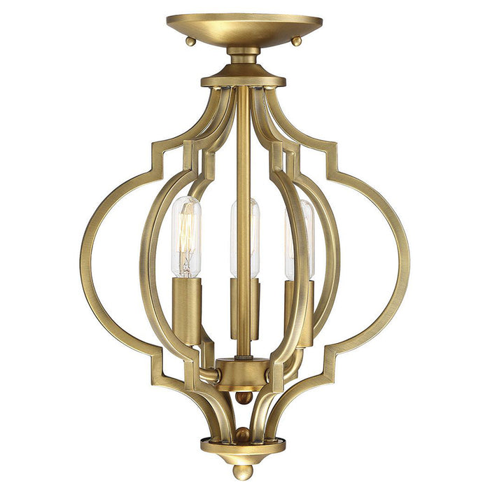 Savoy House M60055 3-lt 11" Semi Flush Mount