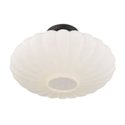 Savoy House M60075 1-lt 18" Semi-Flush Mount - Matte Black