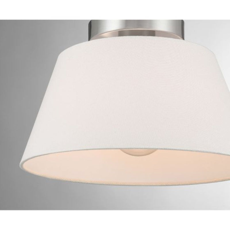 Savoy House M60077 3-lt 12" Flush Mount - Brushed Nickel