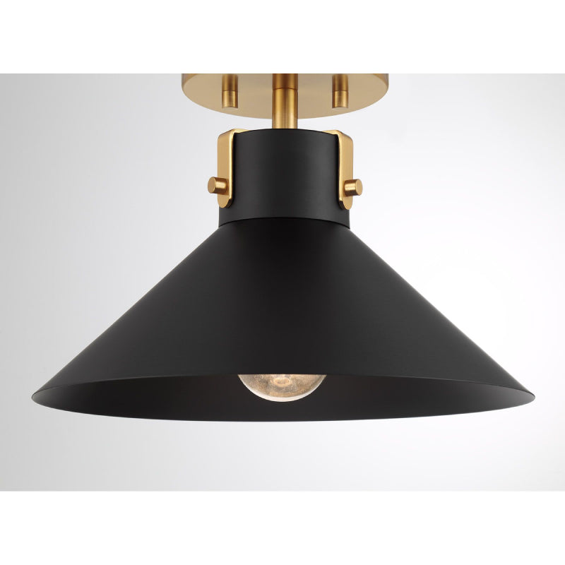 Savoy House M60078 1-lt 12" Semi-Flush Mount