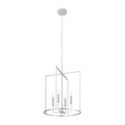 Savoy House M7044 4-lt 19" LED Pendant - Chrome