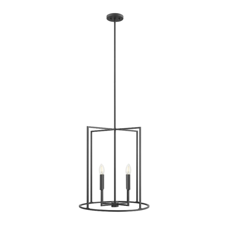 Savoy House M7044 4-lt 19" LED Pendant - Matte Black