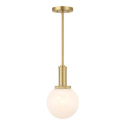 Savoy House M7050 1-lt 8" Pendant - Natural Brass