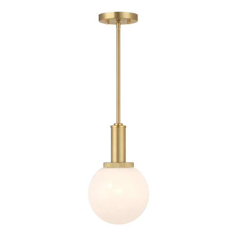 Savoy House M7050 1-lt 8" Pendant - Natural Brass