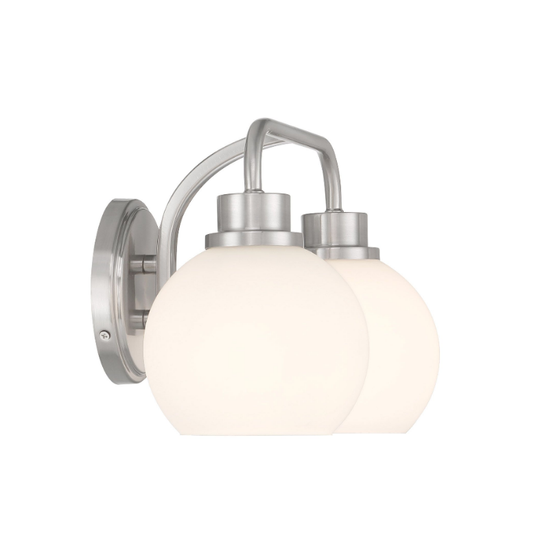 Savoy House M80080 2-lt 16" LED Bathroom Vanity Light - Brushed Nickel