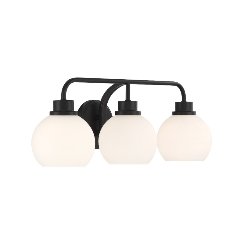 Savoy House M80081 3-lt 24" LED Bathroom Vanity Light - Matte Black