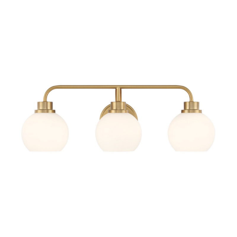 Savoy House M80081 3-lt 24" LED Bathroom Vanity Light - Natural Brass