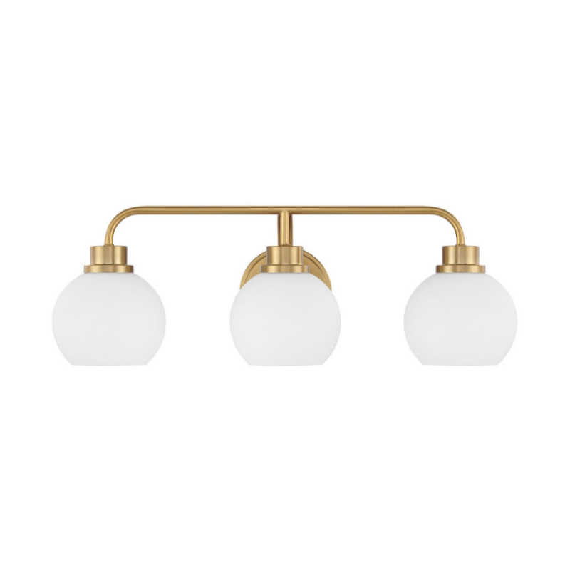 Savoy House M80081 3-lt 24" LED Bathroom Vanity Light - Natural Brass