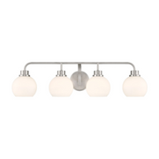 Savoy House M80082 4-lt 32" LED Bathroom Vanity Light - Brushed Nickel