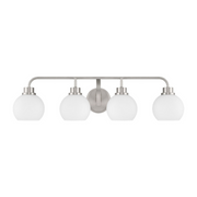 Savoy House M80082 4-lt 32" LED Bathroom Vanity Light - Brushed Nickel
