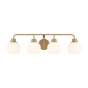 Savoy House M80082 4-lt 32" LED Bathroom Vanity Light - Natural Brass
