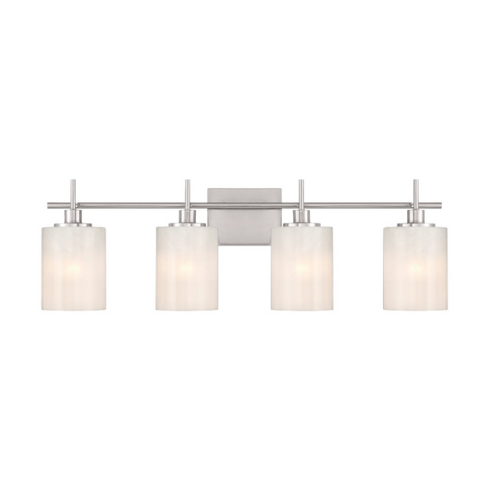 Savoy House M80085 4-lt 31" LED Bathroom Vanity Light - Brushed Nickel