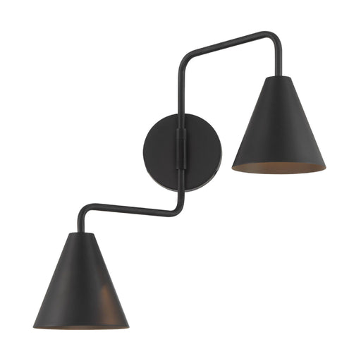 Savoy House M90111 2-lt 24" LED Adjustable Wall Sconce - Matte Black